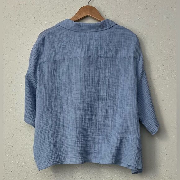 NWT Andie The Margarita Button-Up Shirt in Mist Size XXL - Picture 4 of 9